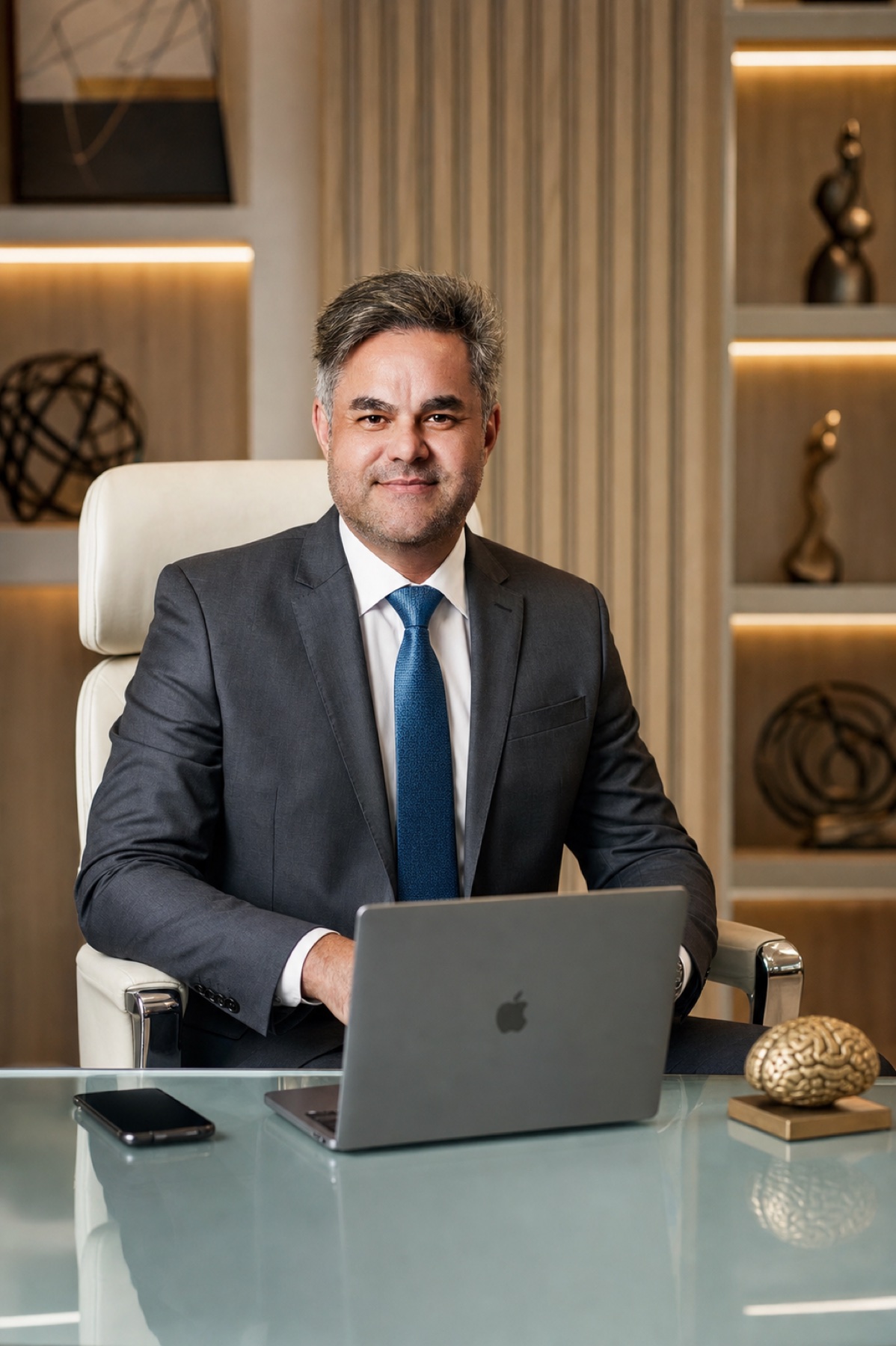 Dr. Mário Vasconcelos em consultório